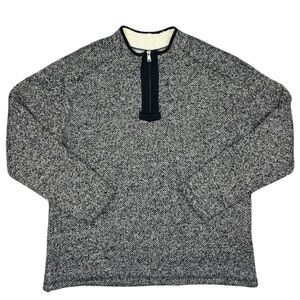 Orvis Men's Heather Gray Zip-Up Sweater